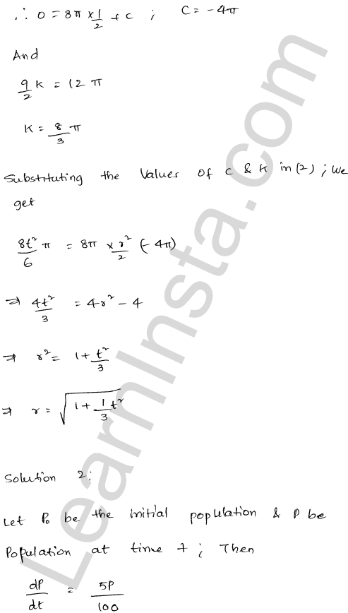RD Sharma Class 12 Solutions Chapter 22 Differential Equations Ex 22.11 1.2