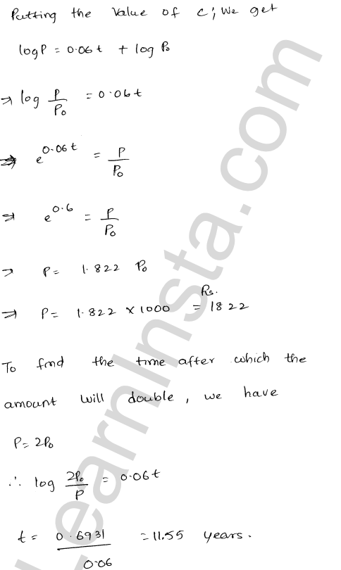 RD Sharma Class 12 Solutions Chapter 22 Differential Equations Ex 22.11 1.8