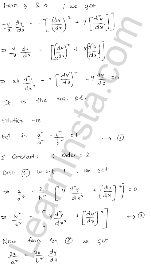 RD Sharma Class 12 Solutions Chapter 22 Differential Equations Ex 22.2 1.25