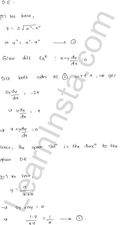 RD Sharma Class 12 Solutions Chapter 22 Differential Equations Ex 22.3 1.20
