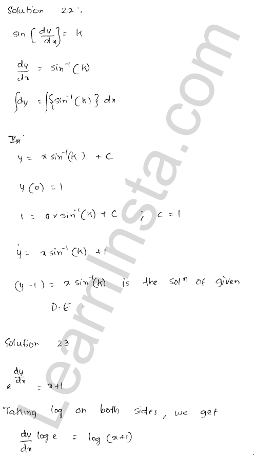 RD Sharma Class 12 Solutions Chapter 22 Differential Equations Ex 22.5 1.18