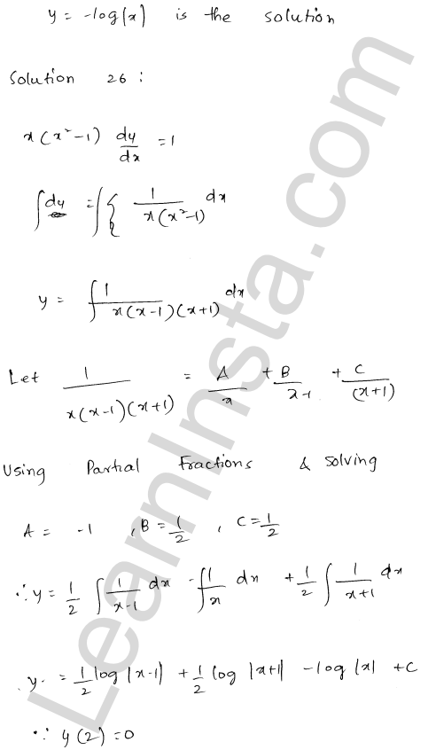 RD Sharma Class 12 Solutions Chapter 22 Differential Equations Ex 22.5 1.21