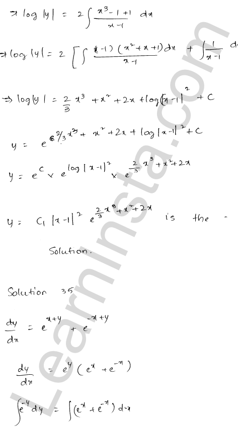 RD Sharma Class 12 Solutions Chapter 22 Differential Equations Ex 22.7 1.24