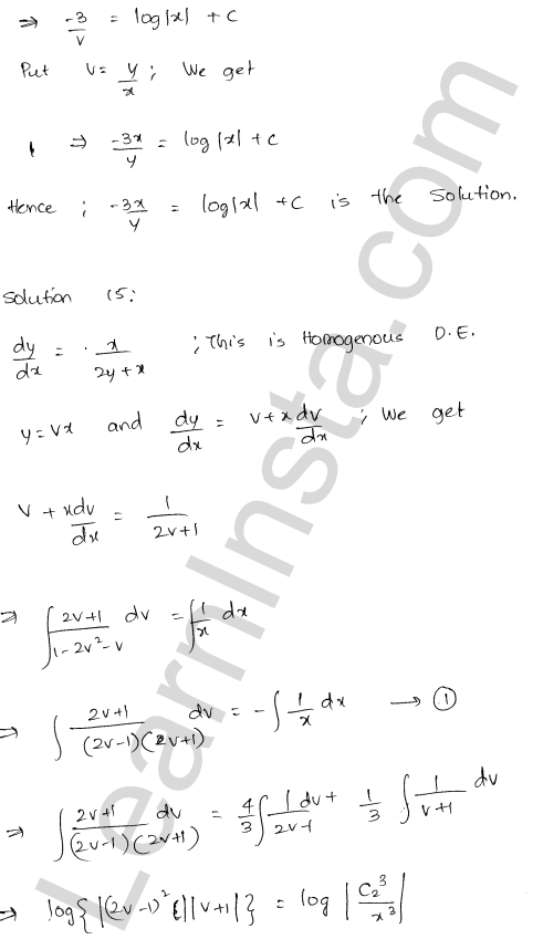 RD Sharma Class 12 Solutions Chapter 22 Differential Equations Ex 22.9 1.16