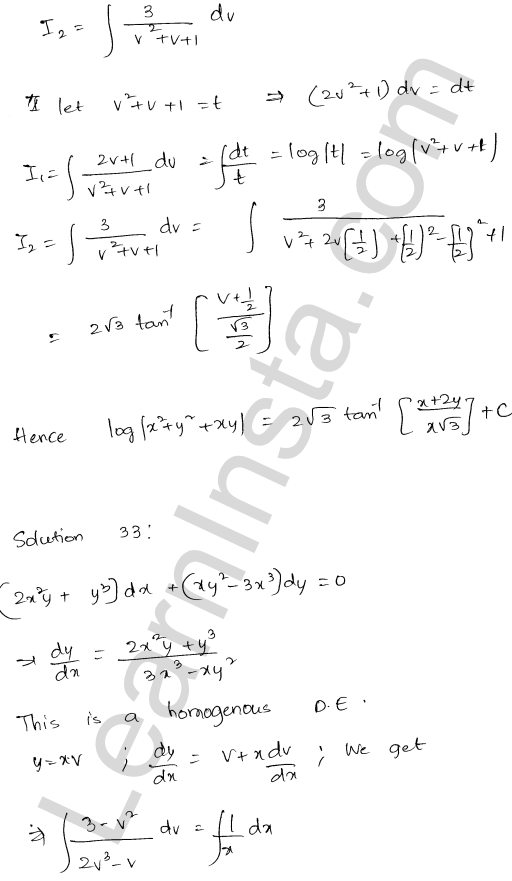 RD Sharma Class 12 Solutions Chapter 22 Differential Equations Ex 22.9 1.31
