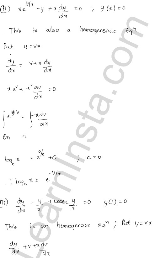 RD Sharma Class 12 Solutions Chapter 22 Differential Equations Ex 22.9 1.36
