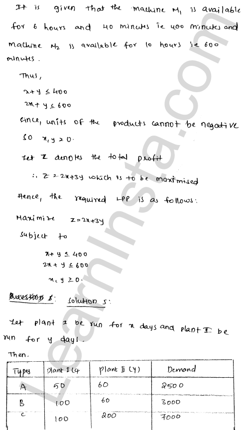RD Sharma Class 12 Solutions Chapter 30 Linear programming Ex 30.1 1.6