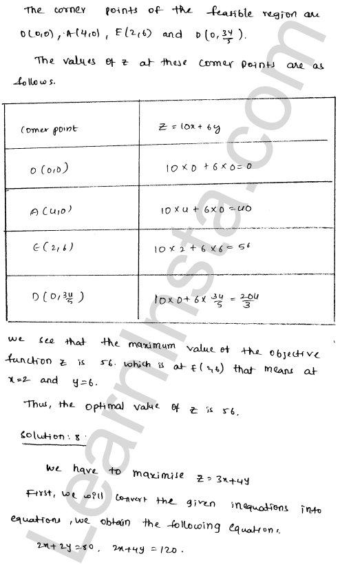 RD Sharma Class 12 Solutions Chapter 30 Linear programming Ex 30.2 1.16