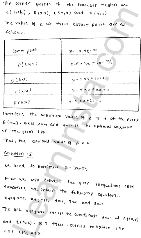 RD Sharma Class 12 Solutions Chapter 30 Linear programming Ex 30.2 1.32