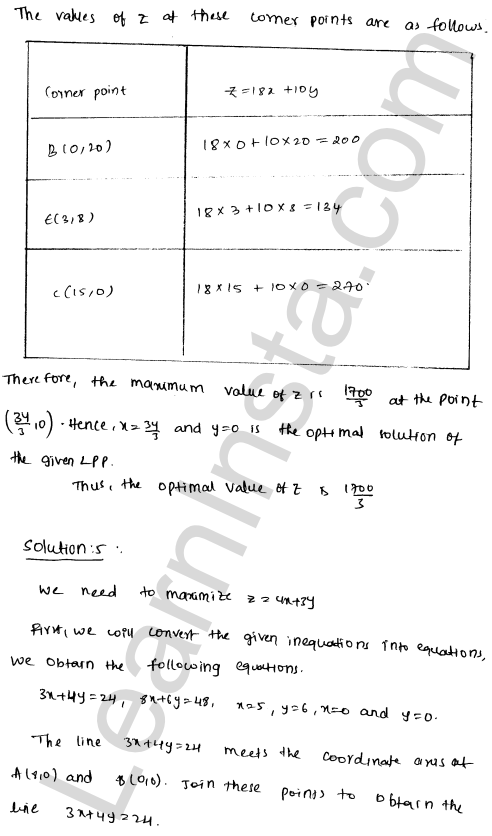 RD Sharma Class 12 Solutions Chapter 30 Linear programming Ex 30.2 1.9