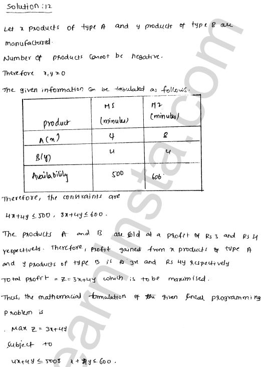 RD Sharma Class 12 Solutions Chapter 30 Linear programming Ex 30.4 1.35