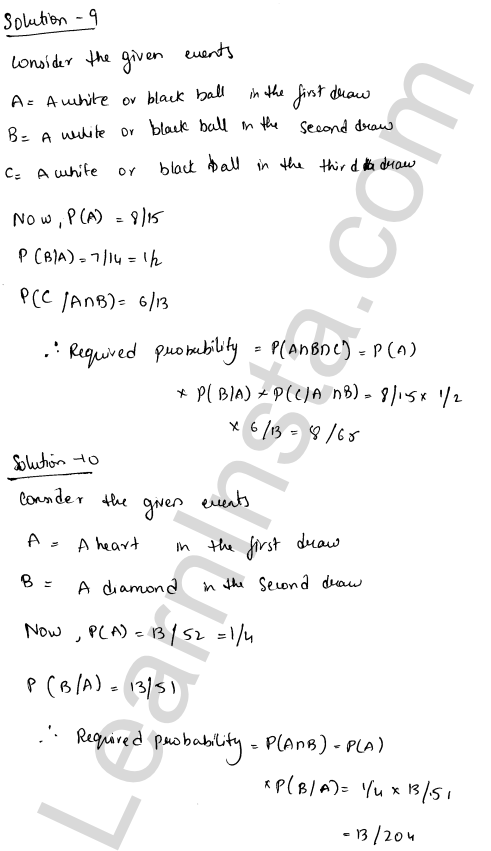 RD Sharma Class 12 Solutions Chapter 31 Probability Ex 31.2 1.7