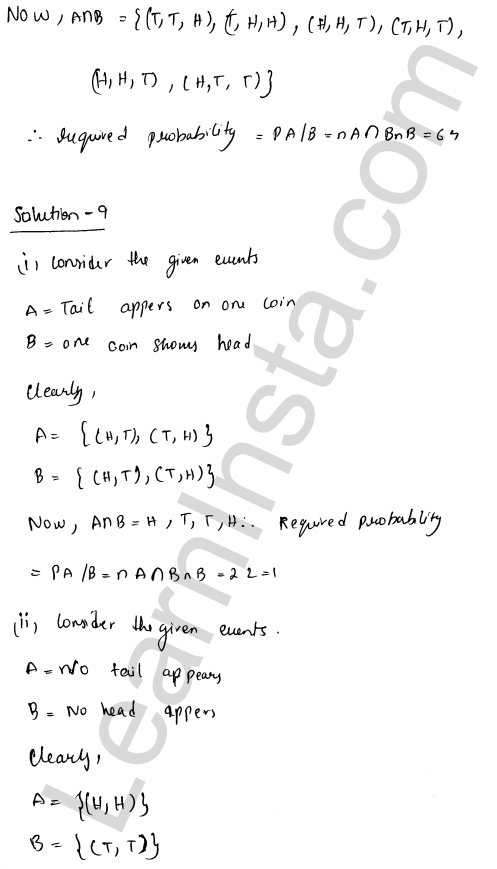 RD Sharma Class 12 Solutions Chapter 31 Probability Ex 31.3 1.8