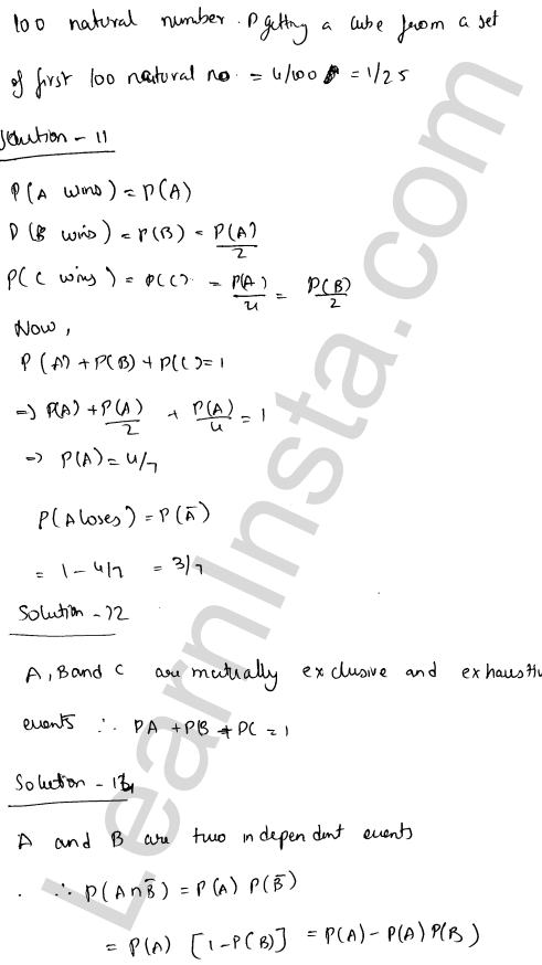 RD Sharma Class 12 Solutions Chapter 31 Probability VSAQ 1.5