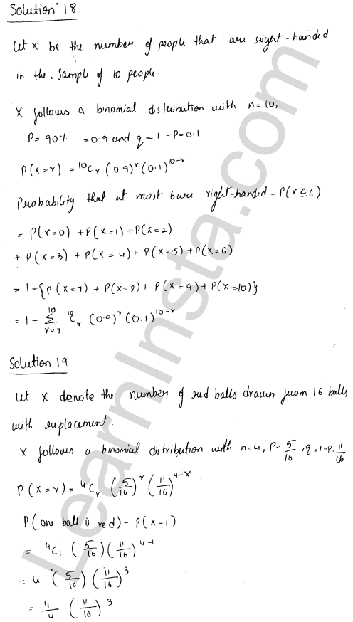 RD Sharma Class 12 Solutions Chapter 33 Binomial Distribution Ex 33.1 1.12