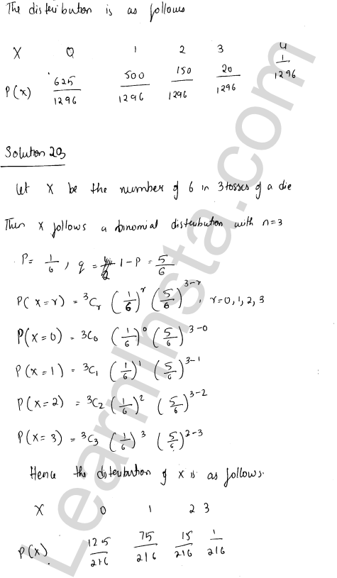 RD Sharma Class 12 Solutions Chapter 33 Binomial Distribution Ex 33.1 1.15