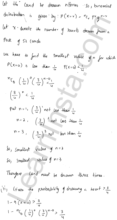 RD Sharma Class 12 Solutions Chapter 33 Binomial Distribution Ex 33.1 1.20