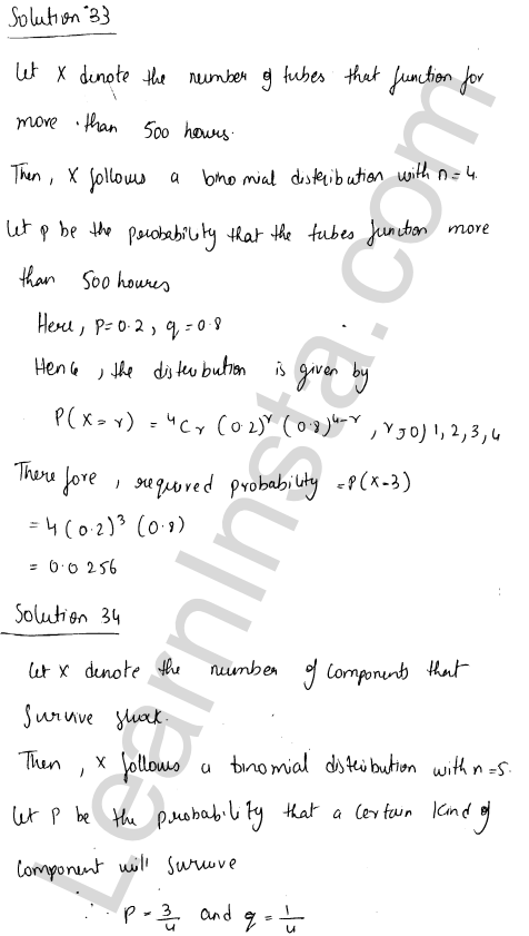 RD Sharma Class 12 Solutions Chapter 33 Binomial Distribution Ex 33.1 1.24