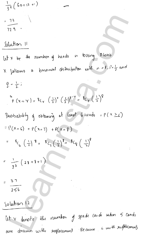 RD Sharma Class 12 Solutions Chapter 33 Binomial Distribution Ex 33.1 1.7