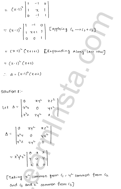 RD Sharma Class 12 Solutions Chapter 6 Determinants Ex 6.2 1.19