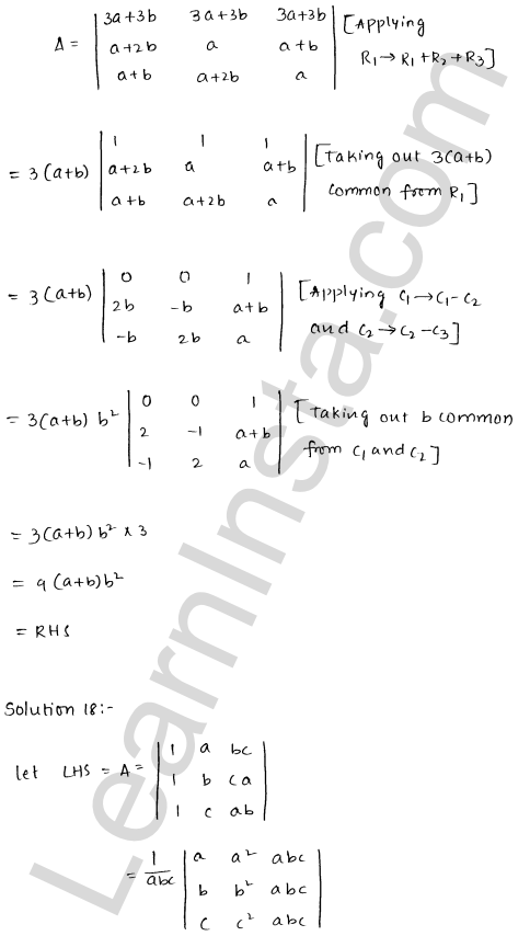 RD Sharma Class 12 Solutions Chapter 6 Determinants Ex 6.2 1.27