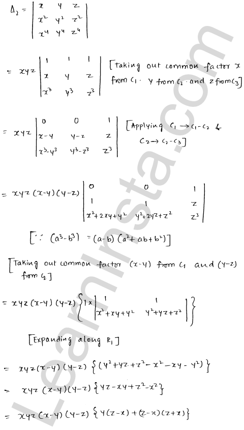 RD Sharma Class 12 Solutions Chapter 6 Determinants Ex 6.2 1.30