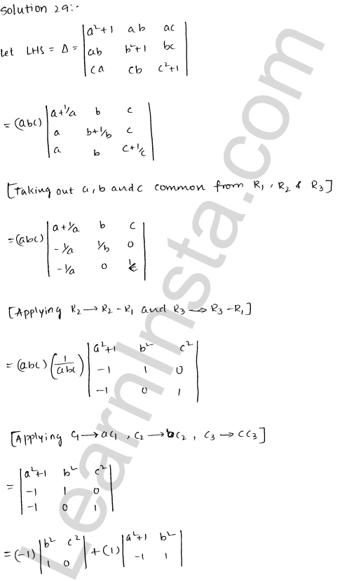 RD Sharma Class 12 Solutions Chapter 6 Determinants Ex 6.2 1.42