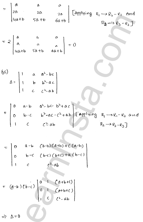 RD Sharma Class 12 Solutions Chapter 6 Determinants Ex 6.2 1.6