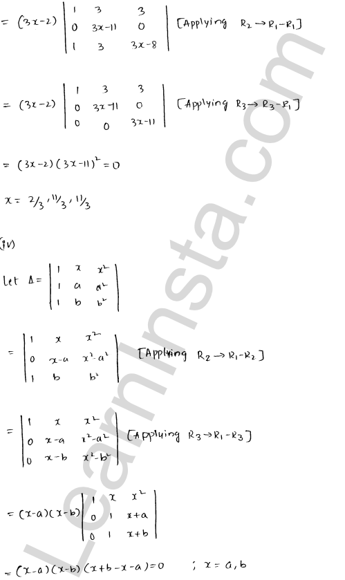 RD Sharma Class 12 Solutions Chapter 6 Determinants Ex 6.2 1.65