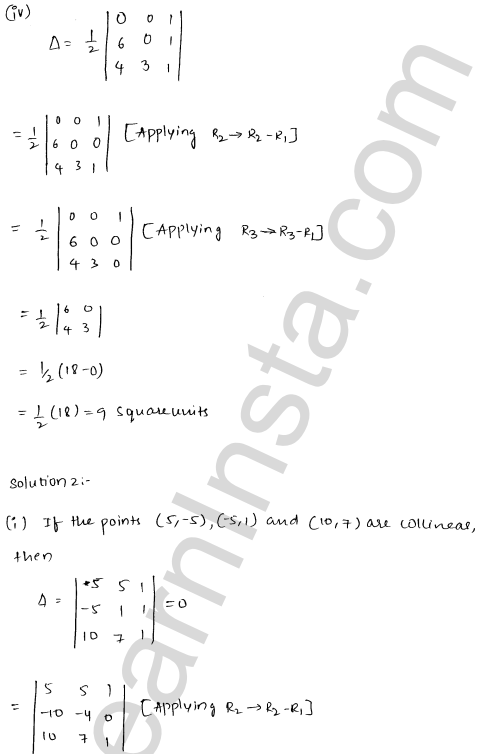 RD Sharma Class 12 Solutions Chapter 6 Determinants Ex 6.3 1.3