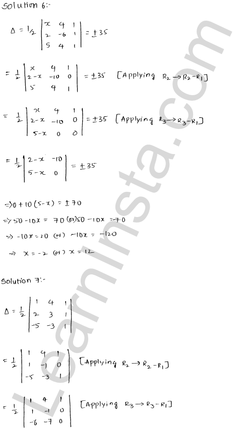 RD Sharma Class 12 Solutions Chapter 6 Determinants Ex 6.3 1.8