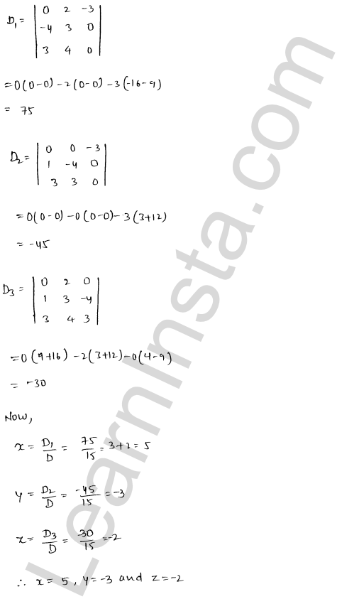 RD Sharma Class 12 Solutions Chapter 6 Determinants Ex 6.4 1.13