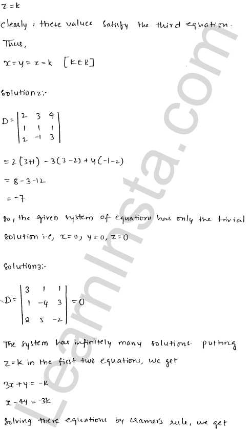 RD Sharma Class 12 Solutions Chapter 6 Determinants Ex 6.5 1.2