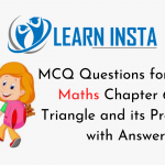 MCQ Questions for Class 7 Maths Chapter 6 The Triangle and its Properties with Answers