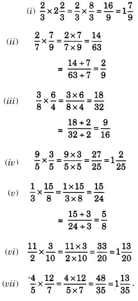 NCERT Solutions for Class 7 Maths Chapter 2 Fractions and Decimals Ex 2.3 5