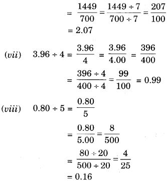 NCERT Solutions for Class 7 Maths Chapter 2 Fractions and Decimals Ex 2.7 2