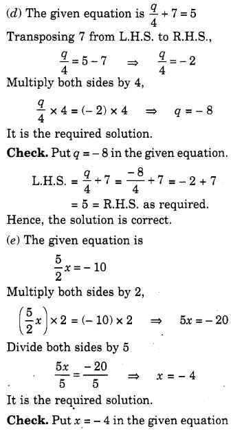 NCERT Solutions for Class 7 Maths Chapter 4 Simple Equations Ex 4.3 5