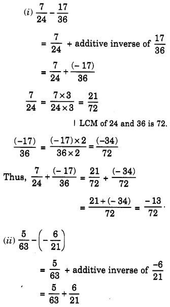 NCERT Solutions for Class 7 Maths Chapter 9 Rational Numbers Ex 9.2 7