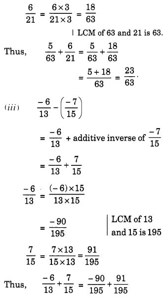 NCERT Solutions for Class 7 Maths Chapter 9 Rational Numbers Ex 9.2 8