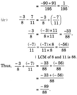 NCERT Solutions for Class 7 Maths Chapter 9 Rational Numbers Ex 9.2 9