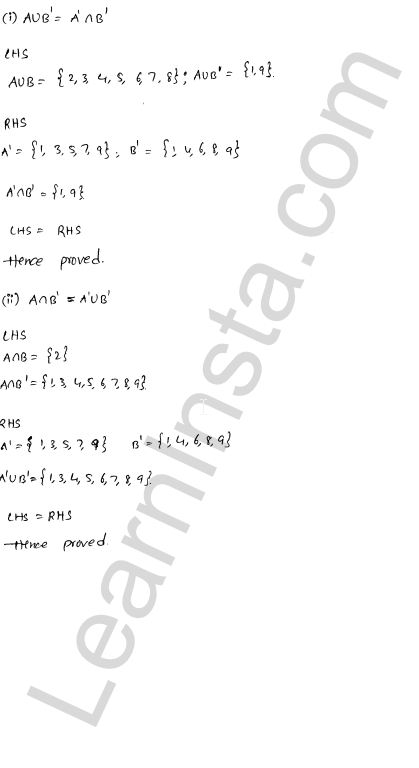 RD Sharma Class 11 Solutions Chapter 1 Sets Ex 1.5 4