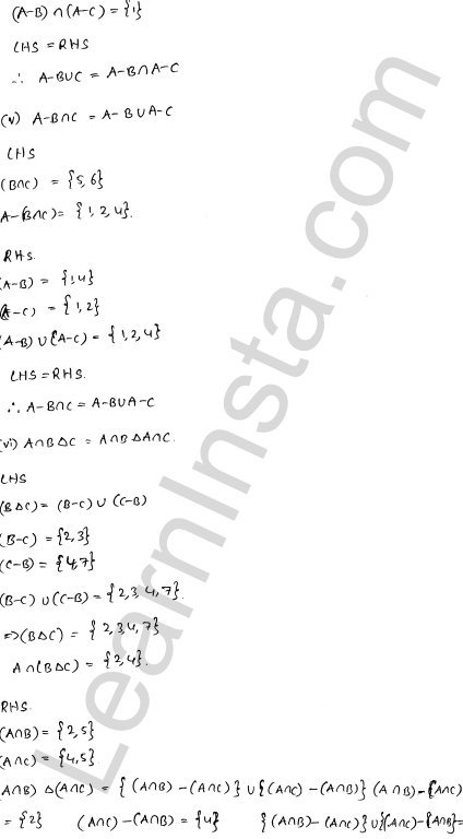RD Sharma Class 11 Solutions Chapter 1 Sets Ex 1.6 3