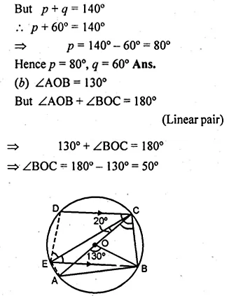 ML Aggarwal Class 10 Solutions for ICSE Maths Chapter 15 Circles Chapter Test Q14.3