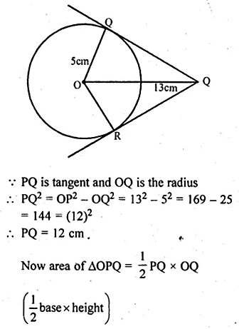 ML Aggarwal Class 10 Solutions for ICSE Maths Chapter 15 Circles MCQS Q11.1