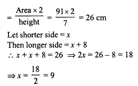 RD Sharma Class 8 Solutions Chapter 20 Mensuration I Ex 20.2 18