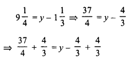 RD Sharma Class 8 Solutions Chapter 9 Linear Equations in One Variable Ex 9.1 1