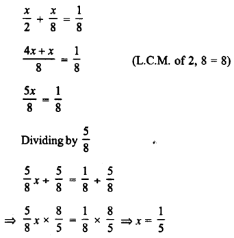 RD Sharma Class 8 Solutions Chapter 9 Linear Equations in One Variable Ex 9.1 6