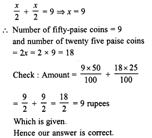 RD Sharma Class 8 Solutions Chapter 9 Linear Equations in One Variable Ex 9.4 10