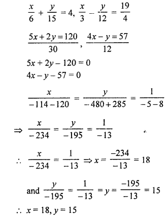 RS Aggarwal Class 10 Solutions Chapter 3 Linear equations in two variables Ex 3C 9
