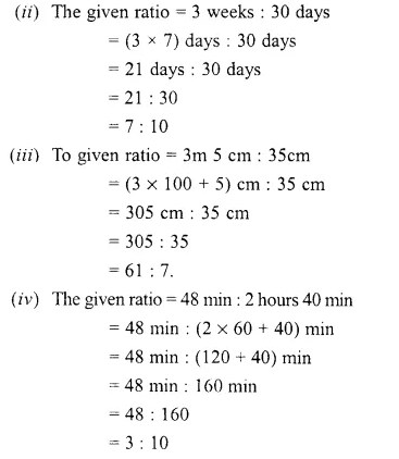 RS Aggarwal Class 6 Solutions Chapter 10 Ratio, Proportion and Unitary Method Ex 10A Q3.2